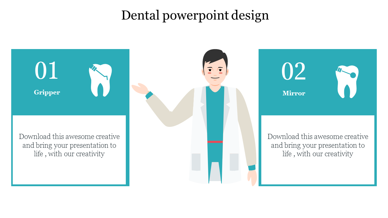 Informative Dental PowerPoint Design Presentation Themes
